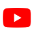 Icône Youtube de face
