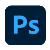 Icône PhotoShop de face