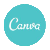 Icône de Canva de face